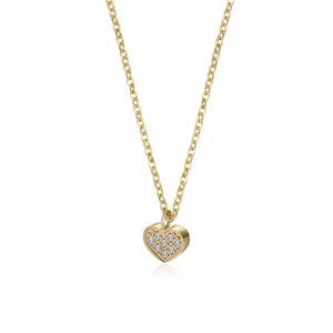 Collana Con Cuore Pendente Oro