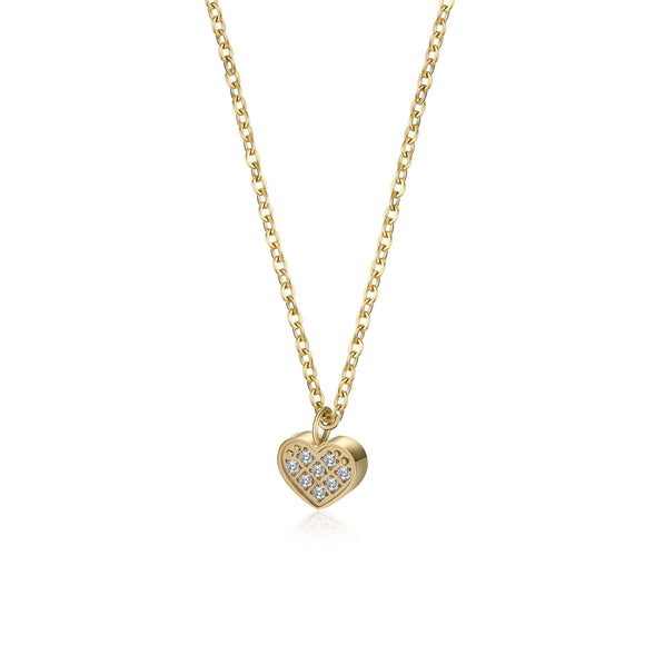 Collana Con Cuore Pendente Oro