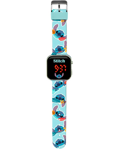 Orologio Stitch a Led celeste