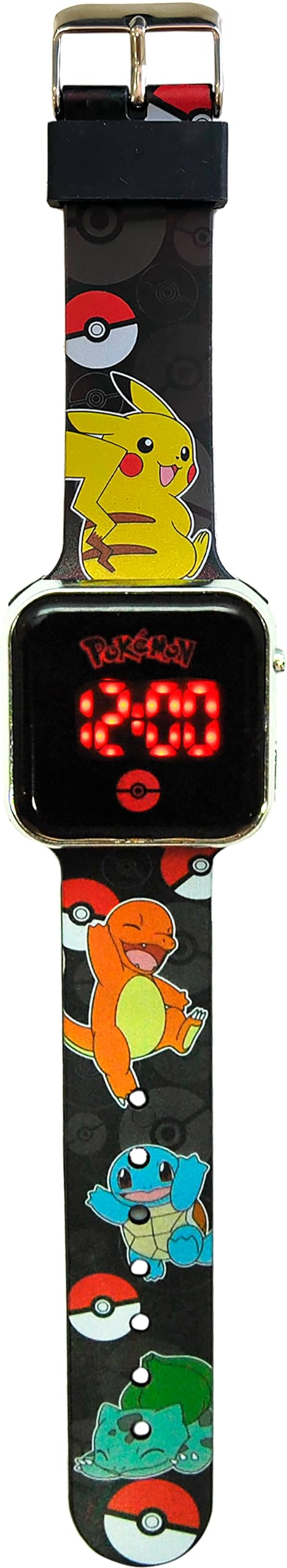 Orologio Pokémon a Led nero