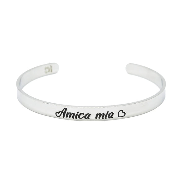 Bracciale rigido “Amica mia”