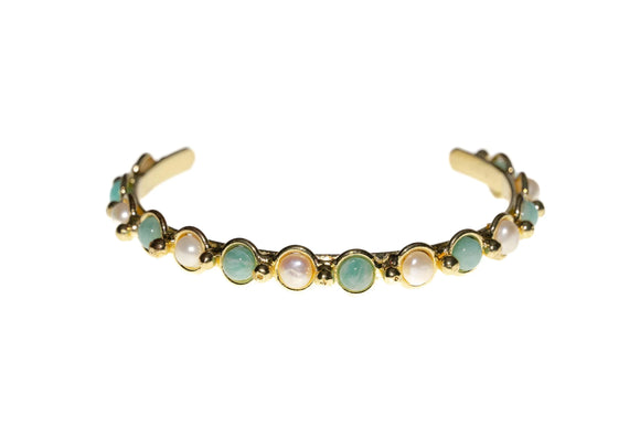 Bracciale multi pietrine turchese