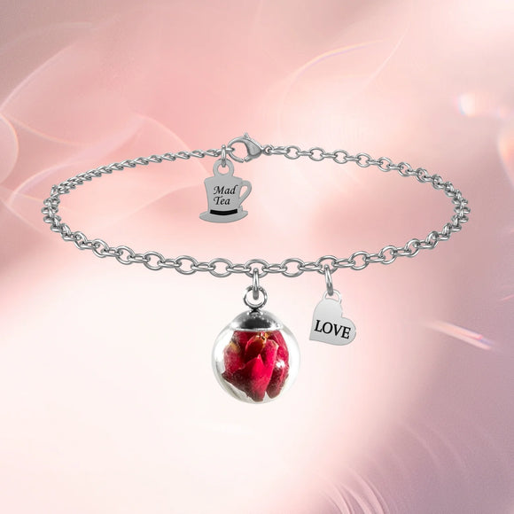 Bracciale dell’amore e dell’amicizia “Rosa”