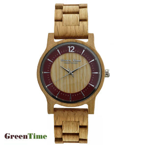 Orologio Legno Barrique - Rosso